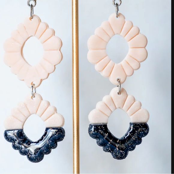 Polymer clay earrings - Picture 4 of 5